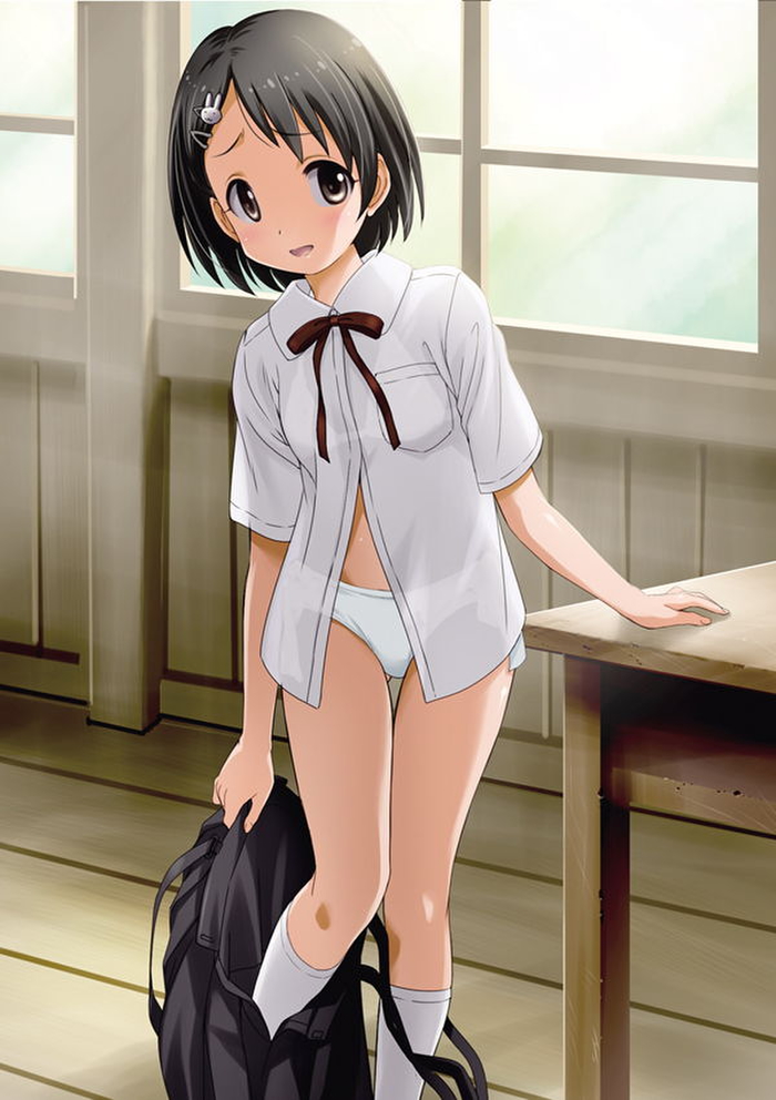 二次ロリ少女のおパンツ姿をじっくり楽しんで週末を過ごしたいロリパンツ二次エロ画像-33