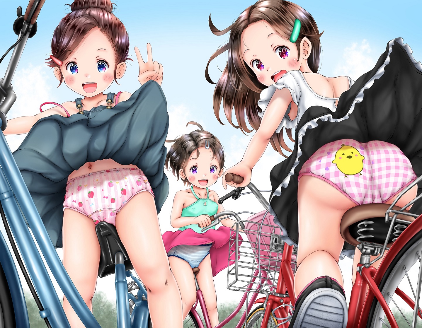 二次ロリ少女のおパンツ姿をじっくり楽しんで週末を過ごしたいロリパンツ二次エロ画像-38