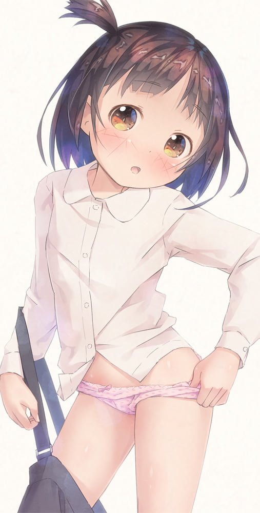 1週間の疲れが癒される二次ロリ少女の幅広めでかわいいロリパンツ二次エロ画像-3