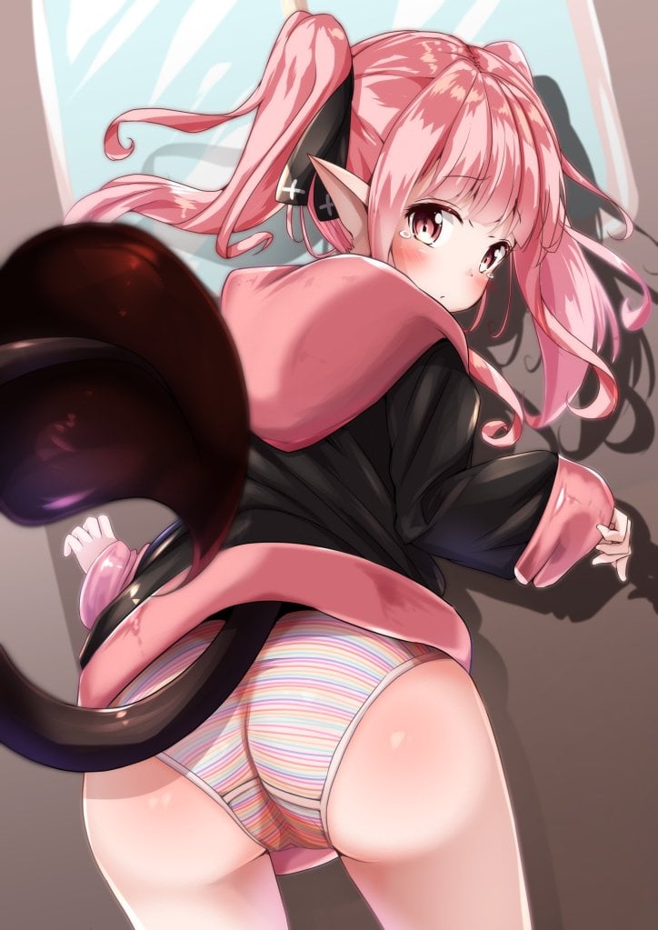 1週間の疲れが癒される二次ロリ少女の幅広めでかわいいロリパンツ二次エロ画像-18