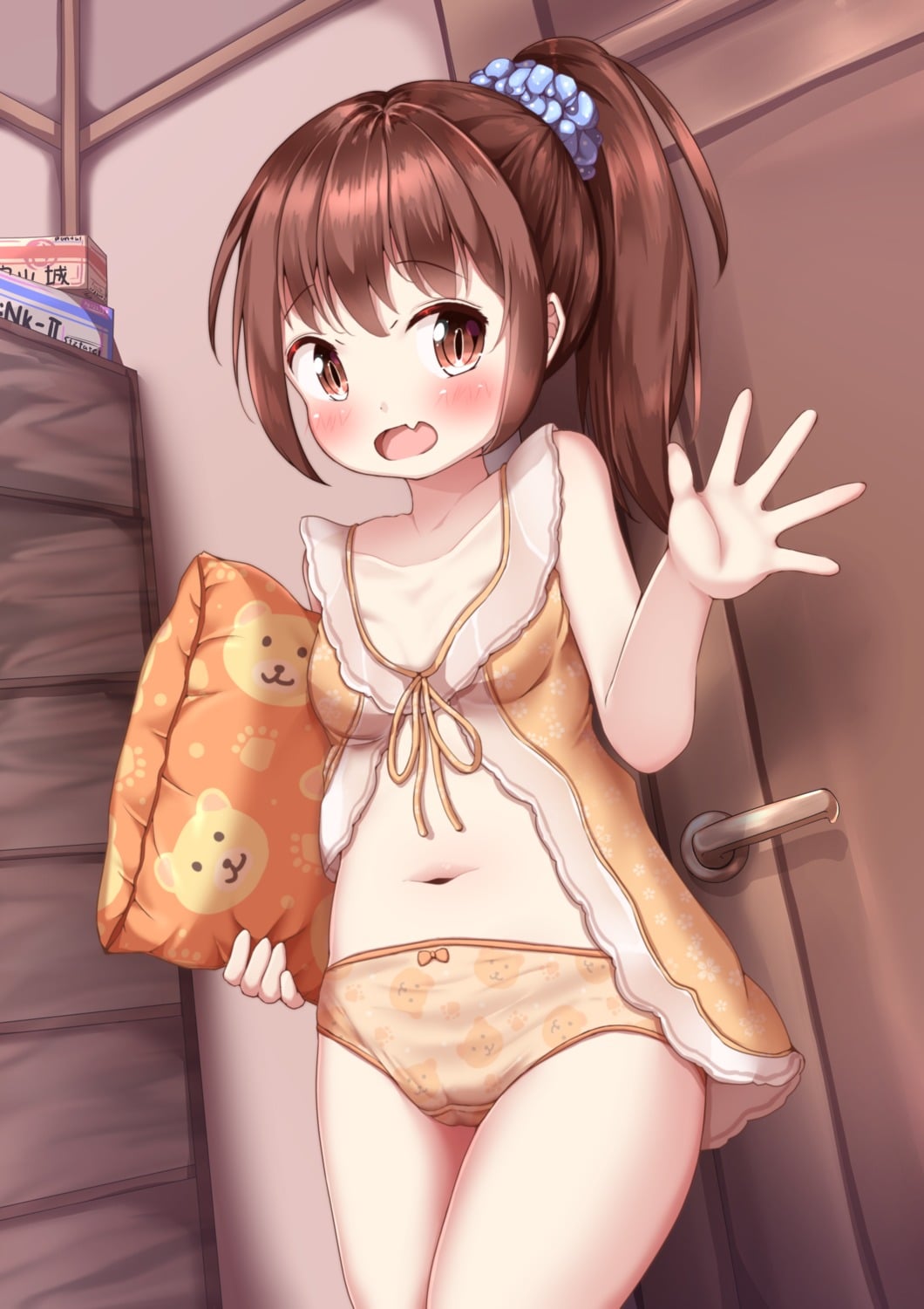 1週間の疲れが癒される二次ロリ少女の幅広めでかわいいロリパンツ二次エロ画像-39