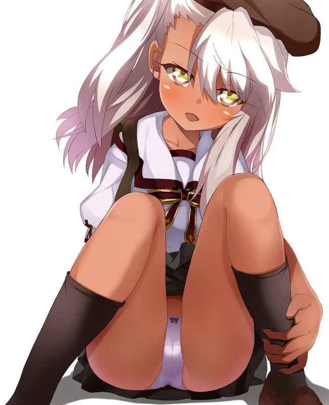 二次ロリ少女のパンツが食い込んで見えるスジに沿って指でなぞりたいロリ二次エロ画-3