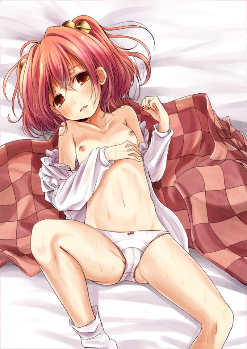 二次ロリ少女のパンツが食い込んで見えるスジに沿って指でなぞりたいロリ二次エロ画-31