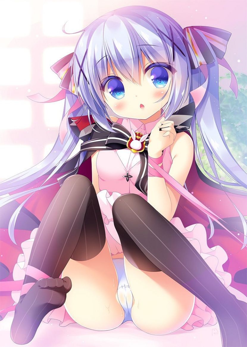 二次ロリ少女の正面しゃがみパンチラはいつ見てもうれしいし癒されるしゃがパンロリ二次エロ画像-12