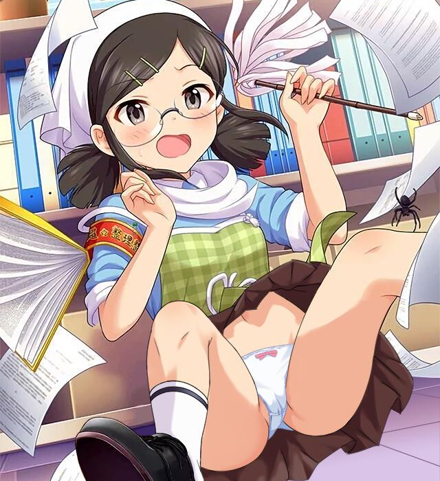 二次ロリ少女の正面しゃがみパンチラはいつ見てもうれしいし癒されるしゃがパンロリ二次エロ画像-22