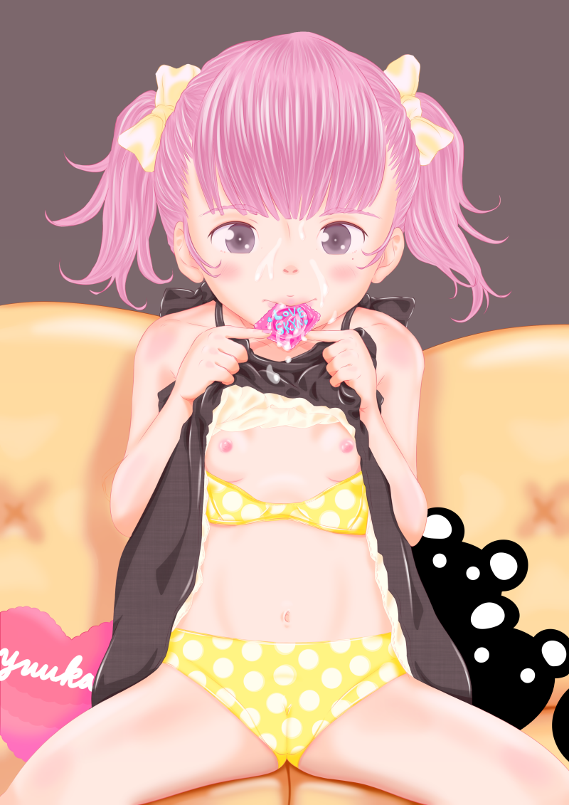 二次ロリ少女がブラ的なパーツをずらしてそのちっぱいが惜しげもなく見える二次エロ画像-36