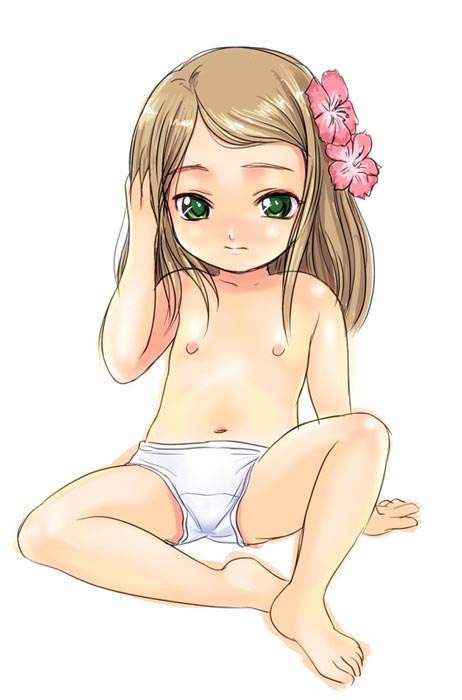 二次ロリ少女の子供パンツ、女児ショーツに大興奮しちゃうロリコン向け下着二次エロ画像-9