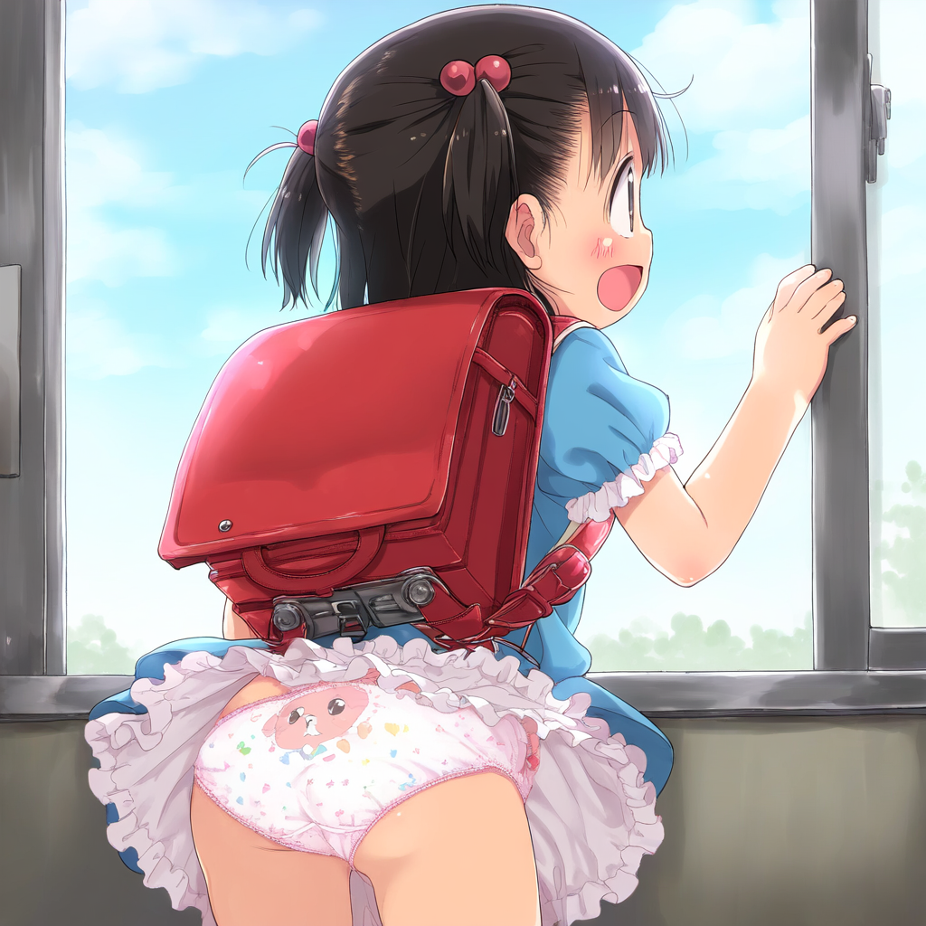 二次ロリ少女の布地大きめな女児ショーツやこどもぱんつに欲情したいロリパンツ二次エロ画像-1