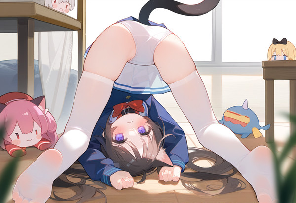 二次ロリ少女の布地大きめな女児ショーツやこどもぱんつに欲情したいロリパンツ二次エロ画像-6