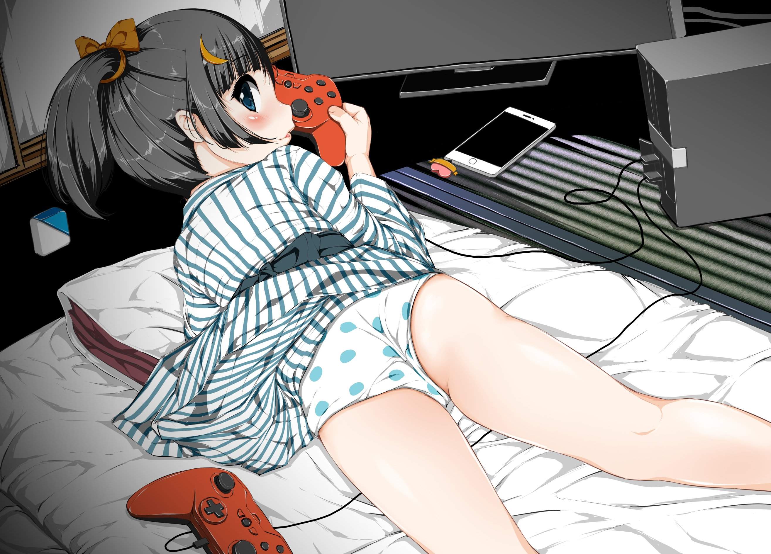 二次ロリ少女の布地大きめな女児ショーツやこどもぱんつに欲情したいロリパンツ二次エロ画像-34