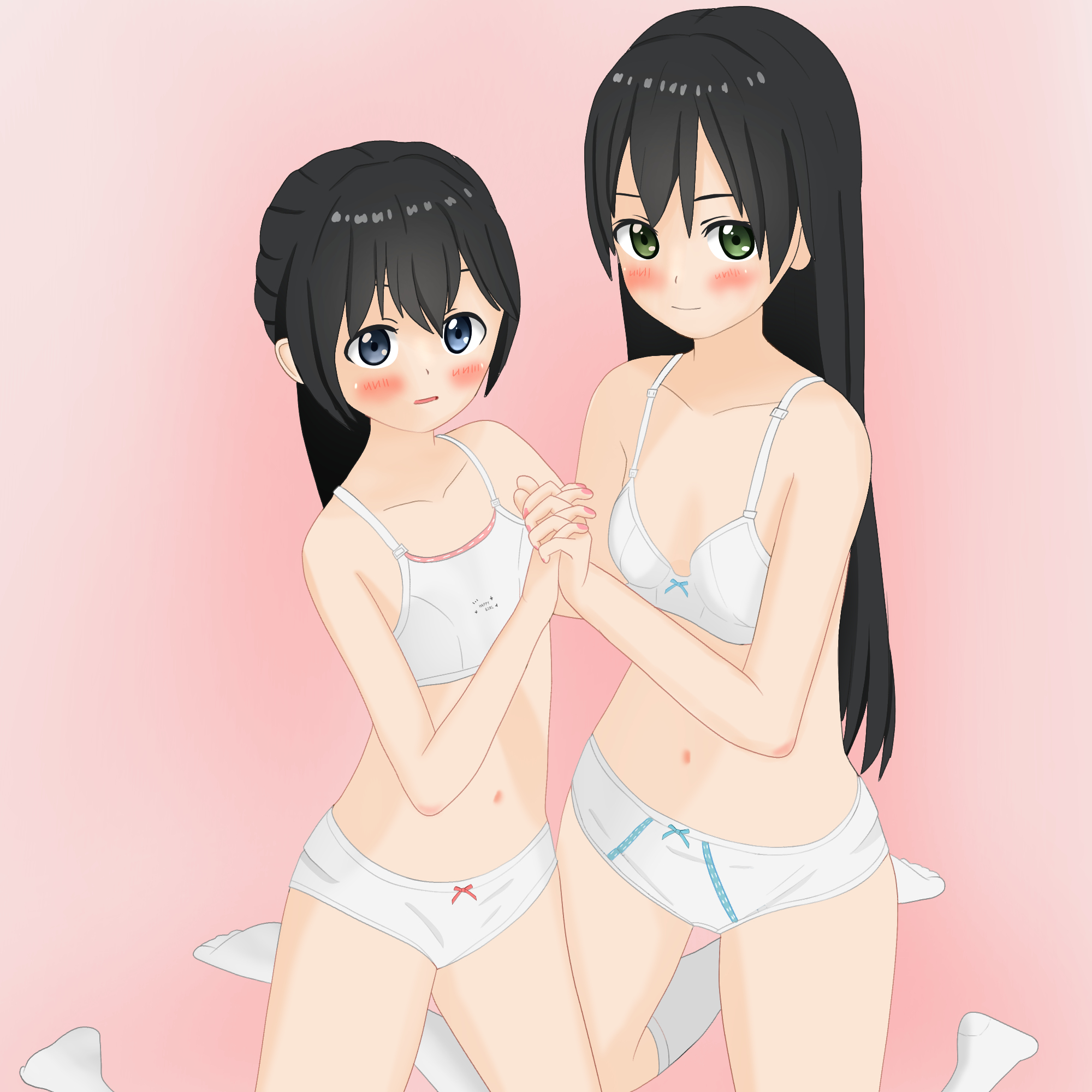 二次ロリ少女のかわいいロリらしいおパンツ姿を楽しむロリパンツ二次エロ画像-45