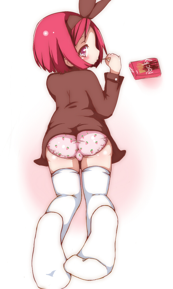 二次ロリ少女のリアリティを感じる汚れが目立たない柄パン女児ショーツの二次エロ画像-15