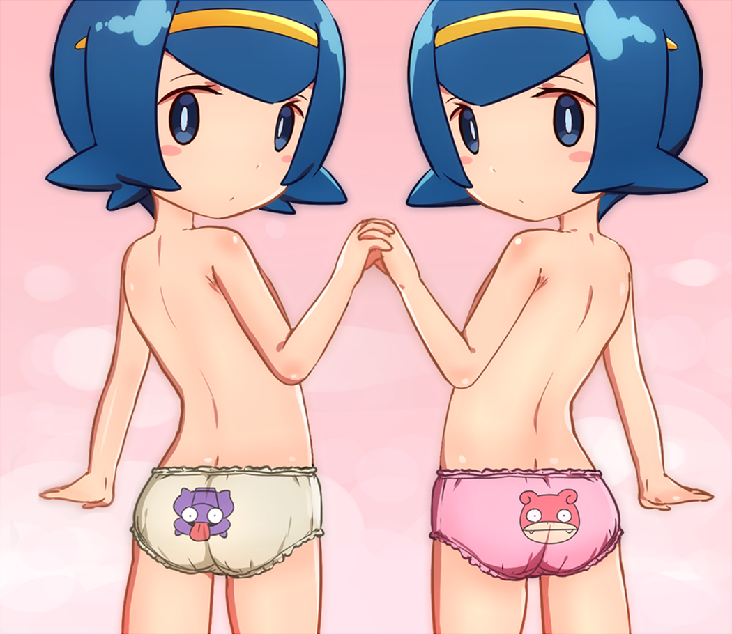 二次ロリ少女のリアリティを感じる汚れが目立たない柄パン女児ショーツの二次エロ画像-24