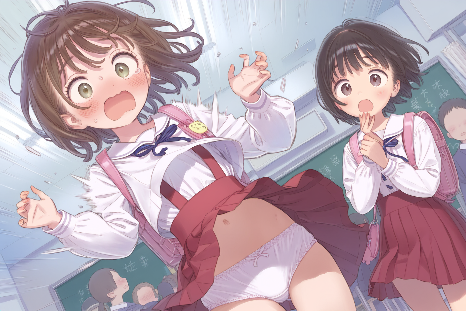 二次ロリ少女のおパンツを見て来週も頑張ろう！と思う週末ロリパンツ二次画像100連発！-95