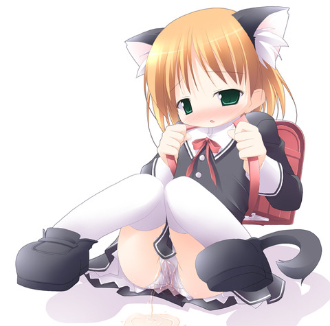 中学年ぐらいまでのJSロリの下着は厚手で清楚な無地の白女児ショーツこそ至高なロリパンツ二次エロ画像-4