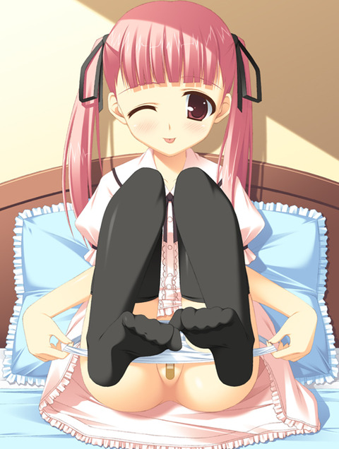 中学年ぐらいまでのJSロリの下着は厚手で清楚な無地の白女児ショーツこそ至高なロリパンツ二次エロ画像-10