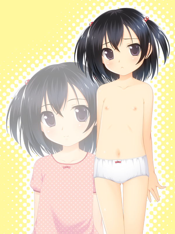 中学年ぐらいまでのJSロリの下着は厚手で清楚な無地の白女児ショーツこそ至高なロリパンツ二次エロ画像-31