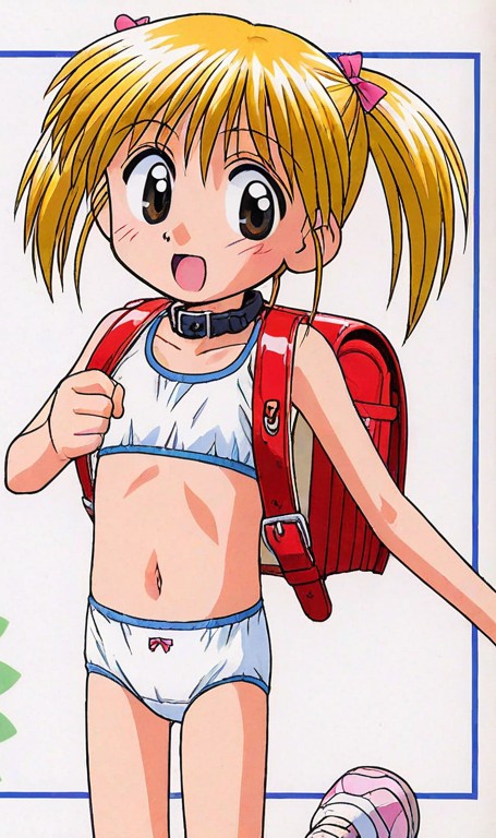 二次ロリ少女のかわいい女児ショーツやジュニアショーツのような厚手布地のおパンツ二次エロ画像-8