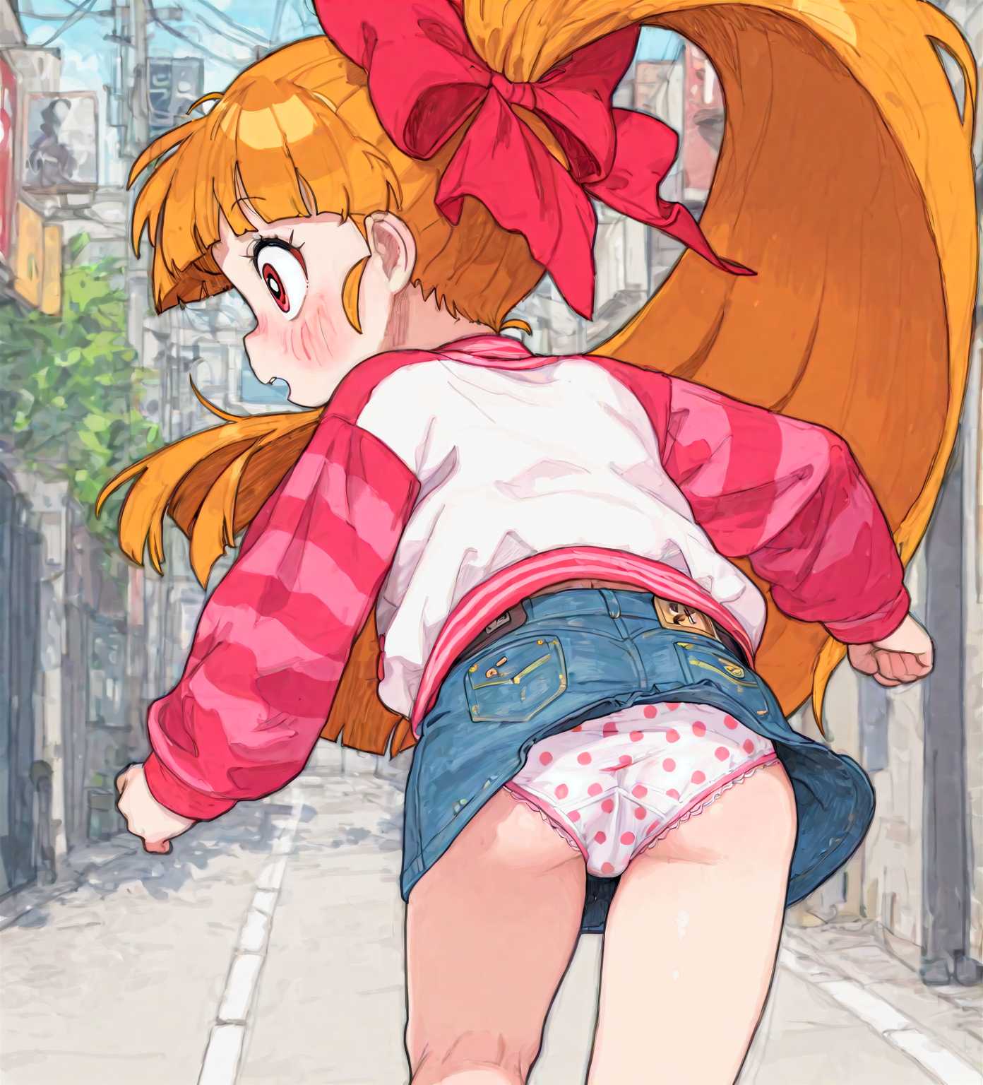 二次ロリ少女のかわいい女児ショーツやジュニアショーツのような厚手布地のおパンツ二次エロ画像-17