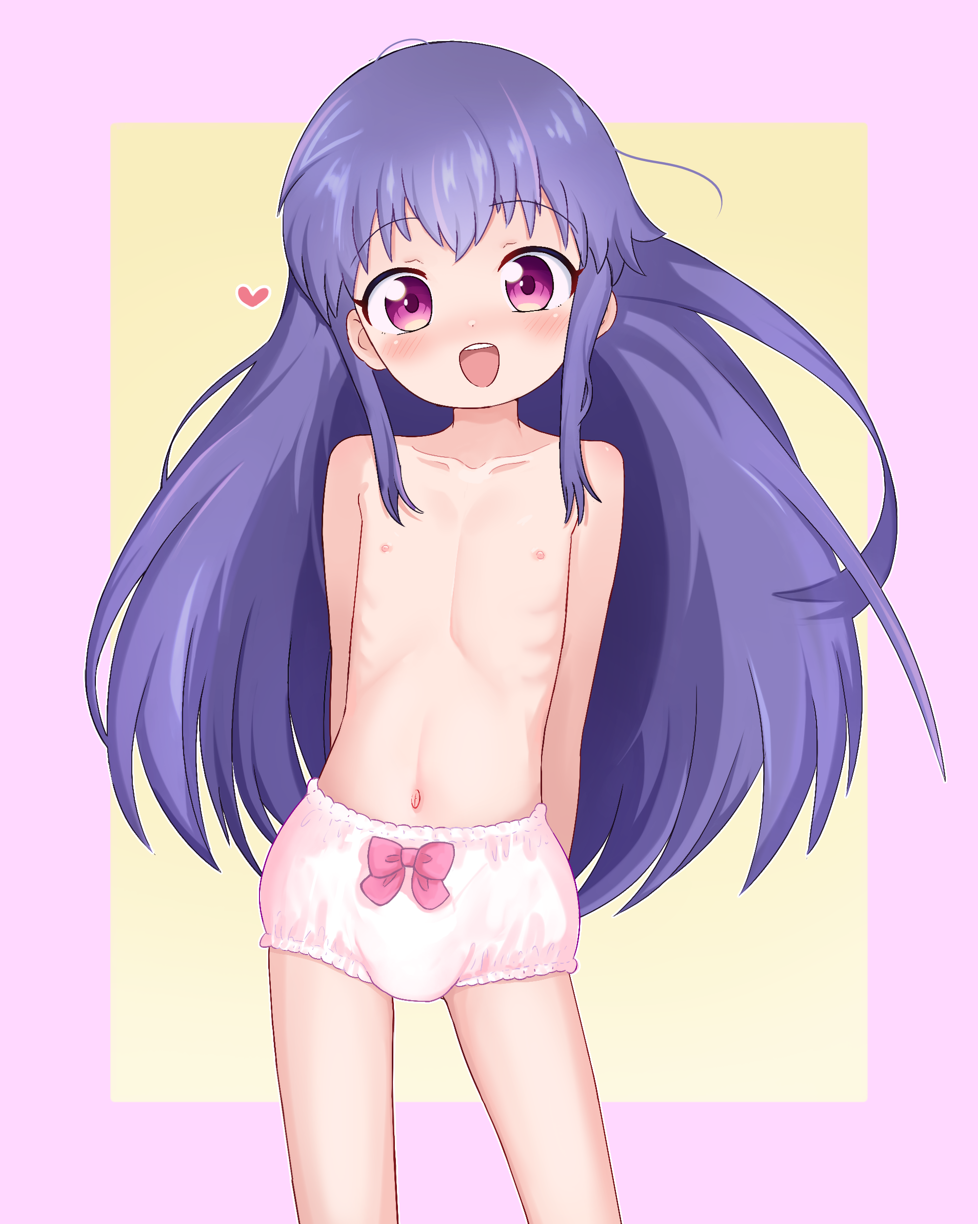 二次ロリ少女のかわいい女児ショーツやジュニアショーツのような厚手布地のおパンツ二次エロ画像-52