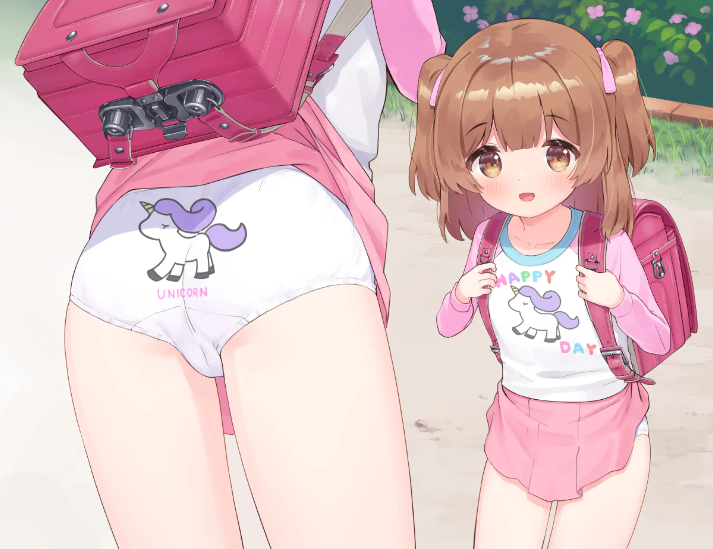 二次ロリ少女のかわいい女児ショーツやジュニアショーツのような厚手布地のおパンツ二次エロ画像-63