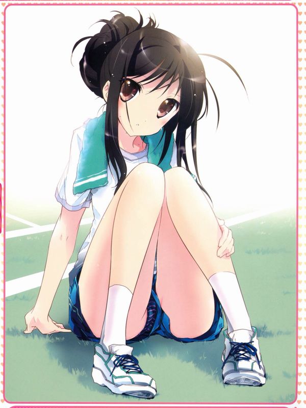 今だとこっちの方が見える事がある二次ロリ少女の隙間パンチラ二次エロ画像-4