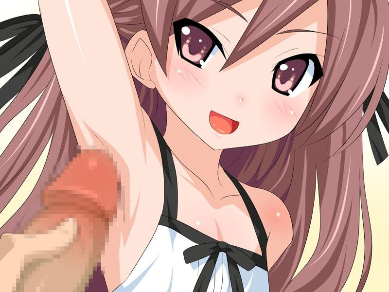 二次ロリっ子の腋でコスって射精する腋コキ腋ズリ二次エロ画像-11