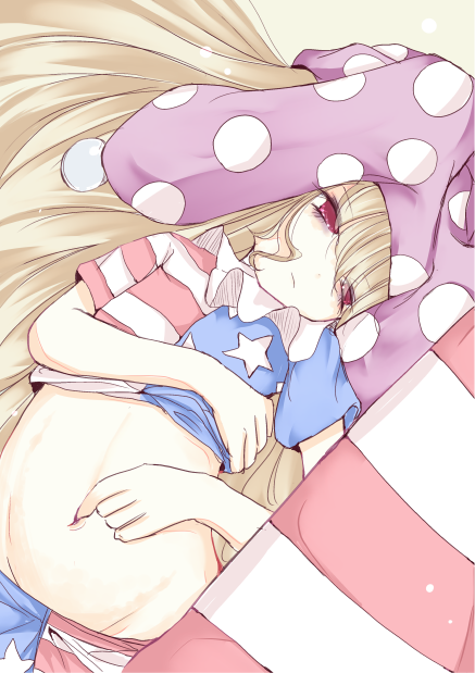 二次ロリ美少女がへそ責めされて何故かだんだん感じちゃってる二次エロ画像-19