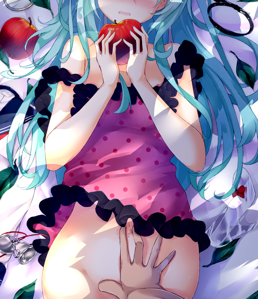 二次ロリ美少女がへそ責めされて何故かだんだん感じちゃってる二次エロ画像-37