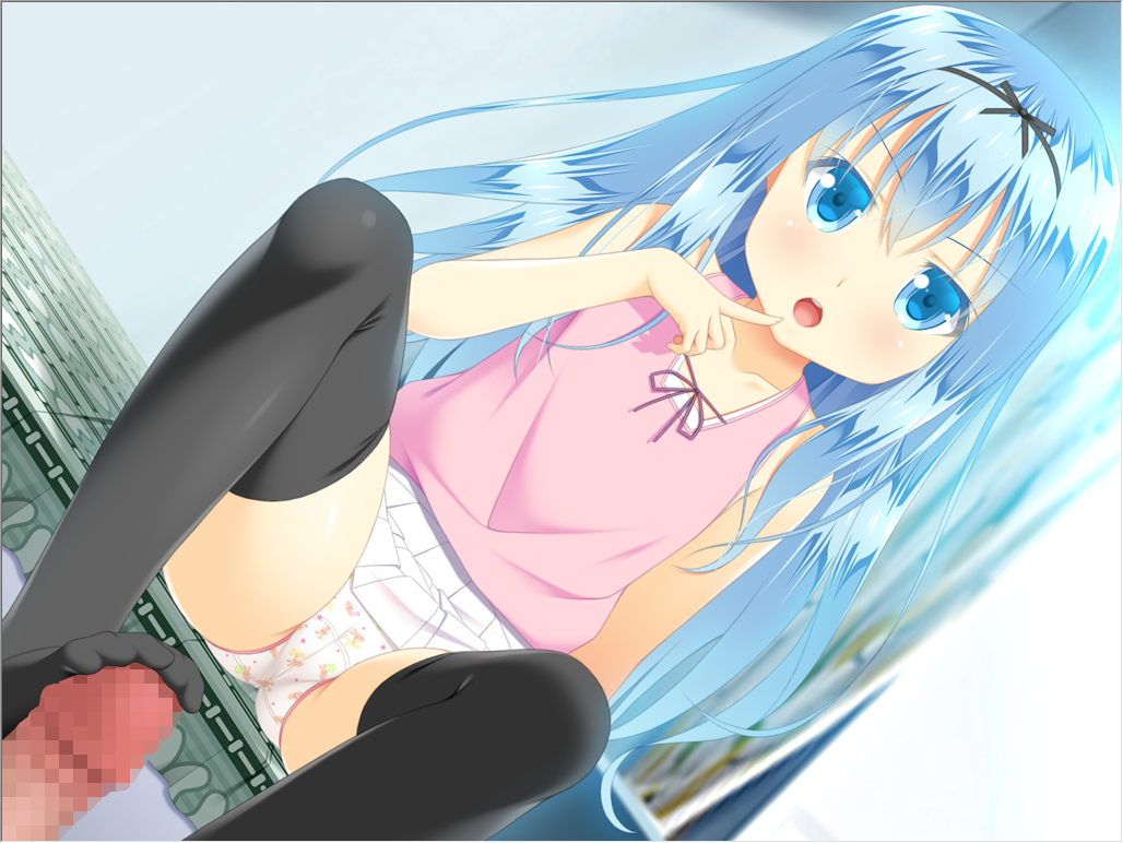 二次ロリ少女に片足で粗チンを踏みつけられて踏みつけ足コキされるロリ足コキ二次エロ画像-29