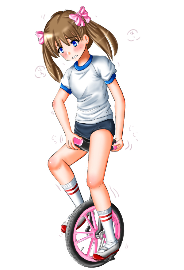 二次ロリ少女を何かに目覚めさせちゃいそうな一輪車遊具遊びしているロリ少女二次エロ画像-9