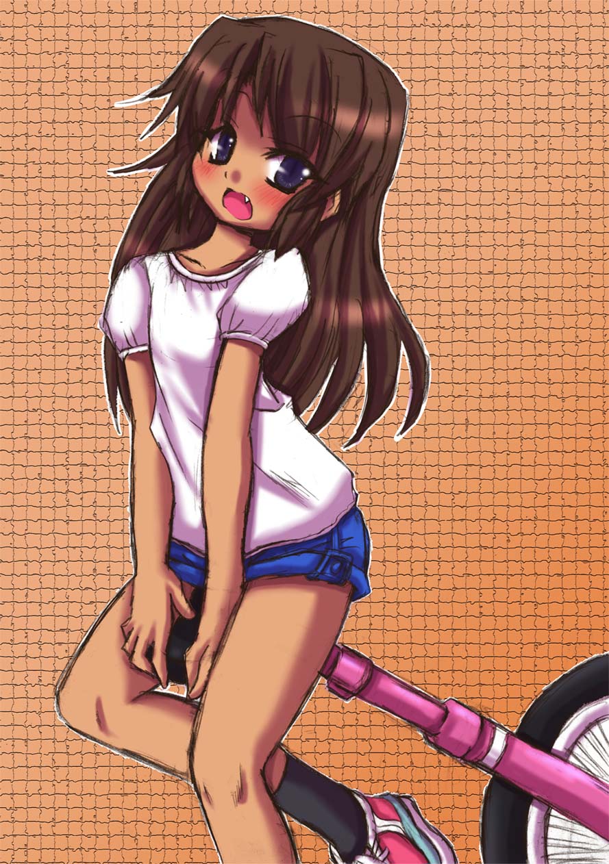 二次ロリ少女を何かに目覚めさせちゃいそうな一輪車遊具遊びしているロリ少女二次エロ画像-11