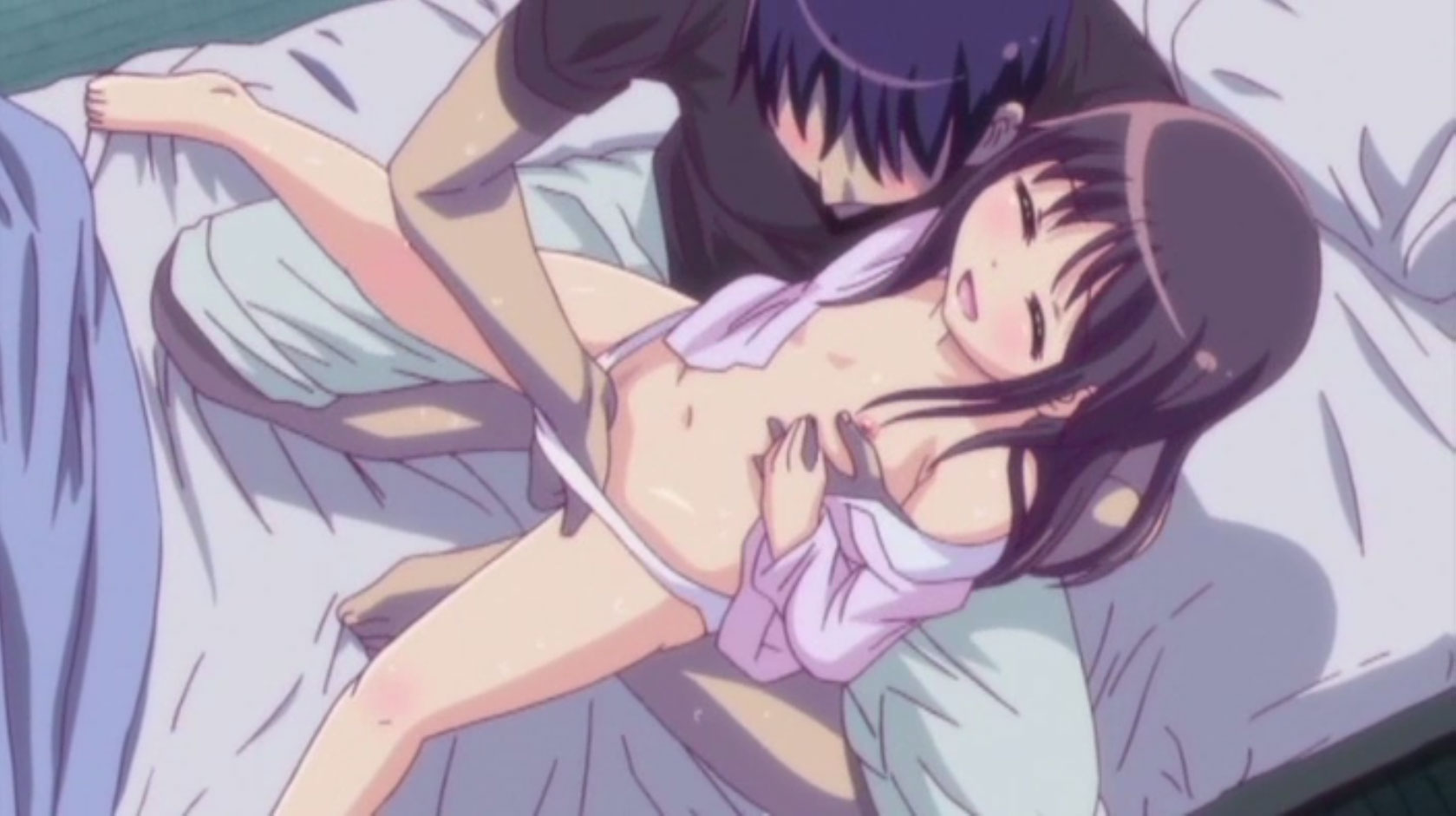 二次ロリ少女のおパンツに手を突っ込んでロリマンマンを指でじっくり弄るロリ手マン二次エロ画像-13