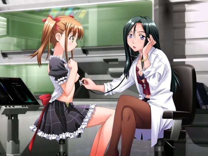 ずっと触診していたい大人のお医者さんごっこしてるような二次ロリ少女の診察シチュ二次エロ画像-9