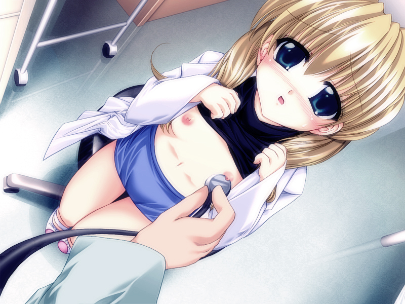 ずっと触診していたい大人のお医者さんごっこしてるような二次ロリ少女の診察シチュ二次エロ画像-38