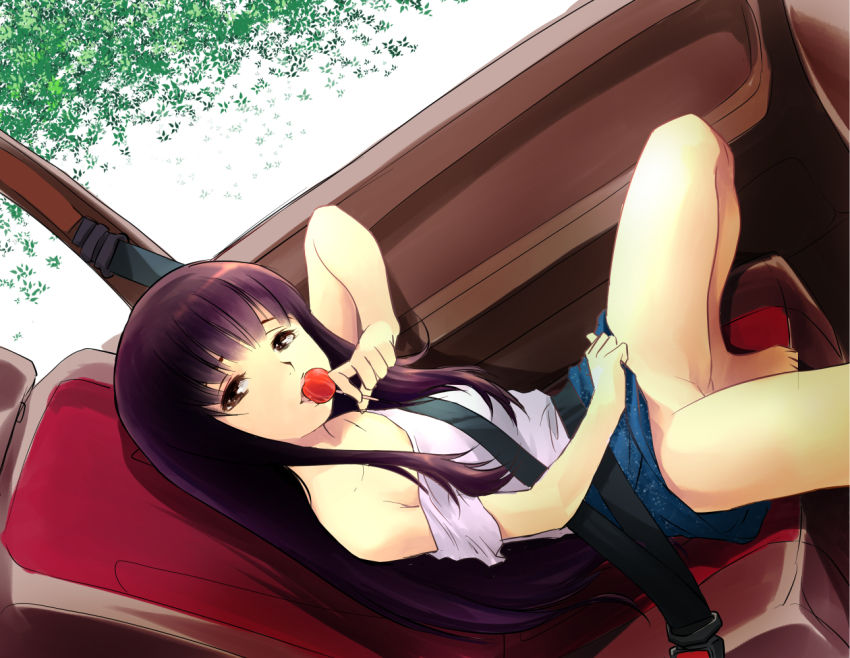 こっそりと、でも大胆にばれそうな露出を楽しんじゃう変態露出ロリ二次エロ画像-17