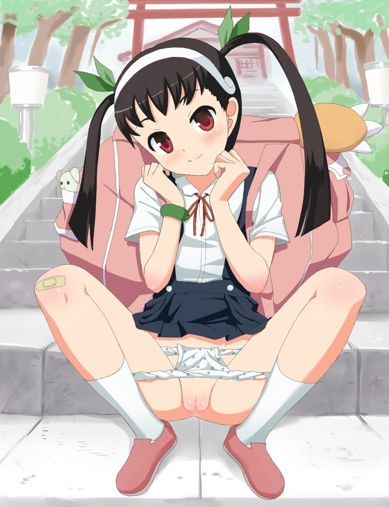 こっそりと、でも大胆にばれそうな露出を楽しんじゃう変態露出ロリ二次エロ画像-19