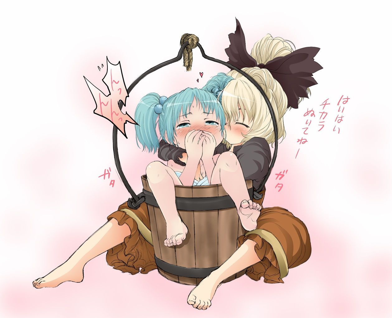 二次ロリ少女がお姉さんに感度チェックされて、気持ちよく絶頂しちゃう可愛すぎるおねロリレズエロ画像-16