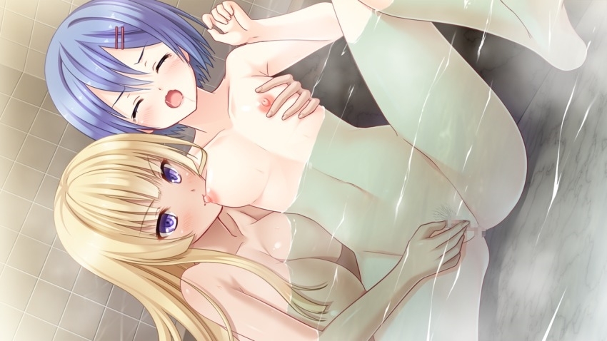 レズプレイで女の子同士で気持ちいい所を手マンで責めてトロトロにしてる二次エロ画像-22
