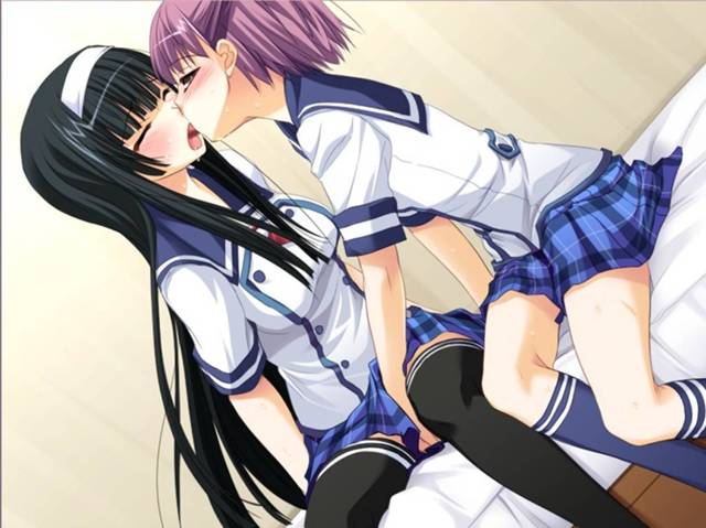 女子高生レズエッチ、女子校という秘密の花園で同性愛に目覚めちゃう制服JKレズ二次エロ画像-7