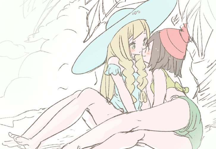 これから燃え上がる直前のような二次美少女同士の百合からレズになりそうな二次エロ画像-8