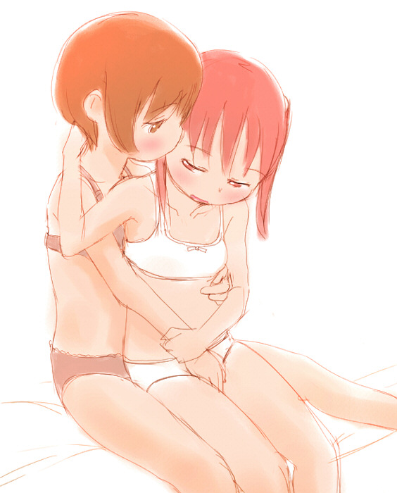 二次ロリ少女の同性エッチ、ロリレズロリ百合可愛い少女たちのイチャラブ二次エロ画像-10