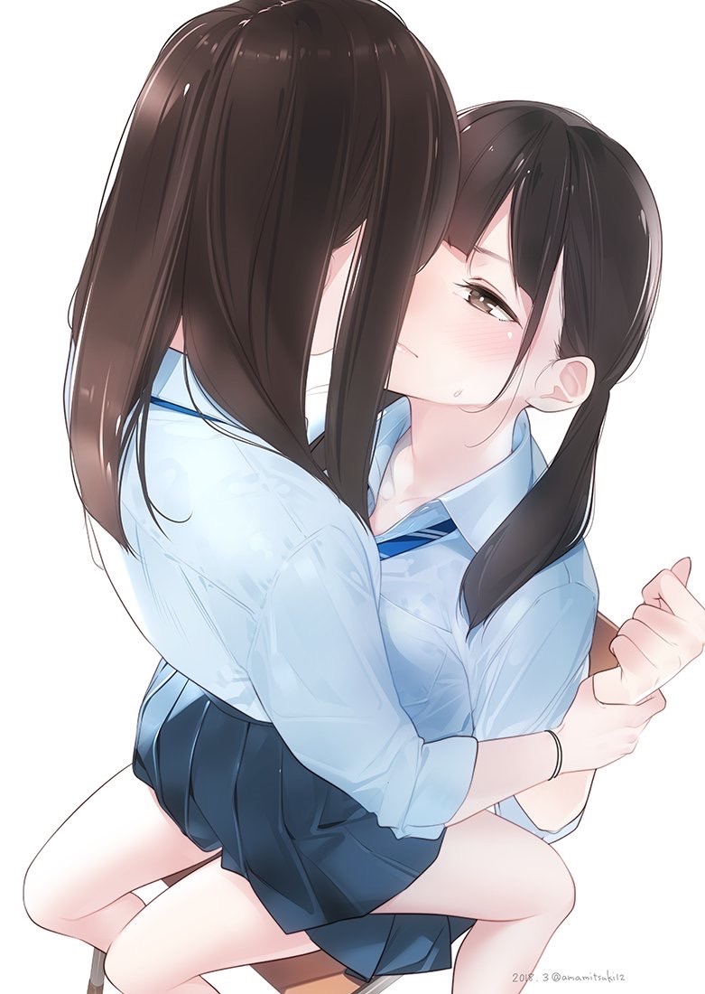二次ロリ少女の同性エッチ、ロリレズロリ百合可愛い少女たちのイチャラブ二次エロ画像-15