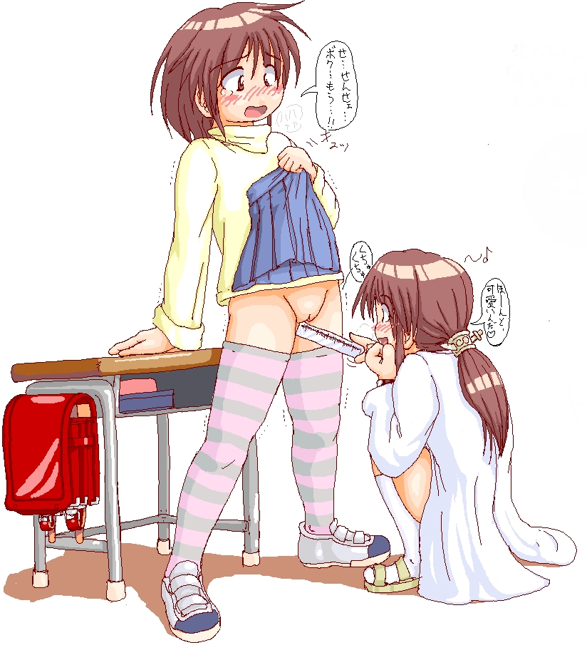 二次ロリ少女の同性エッチ、ロリレズロリ百合可愛い少女たちのイチャラブ二次エロ画像-31