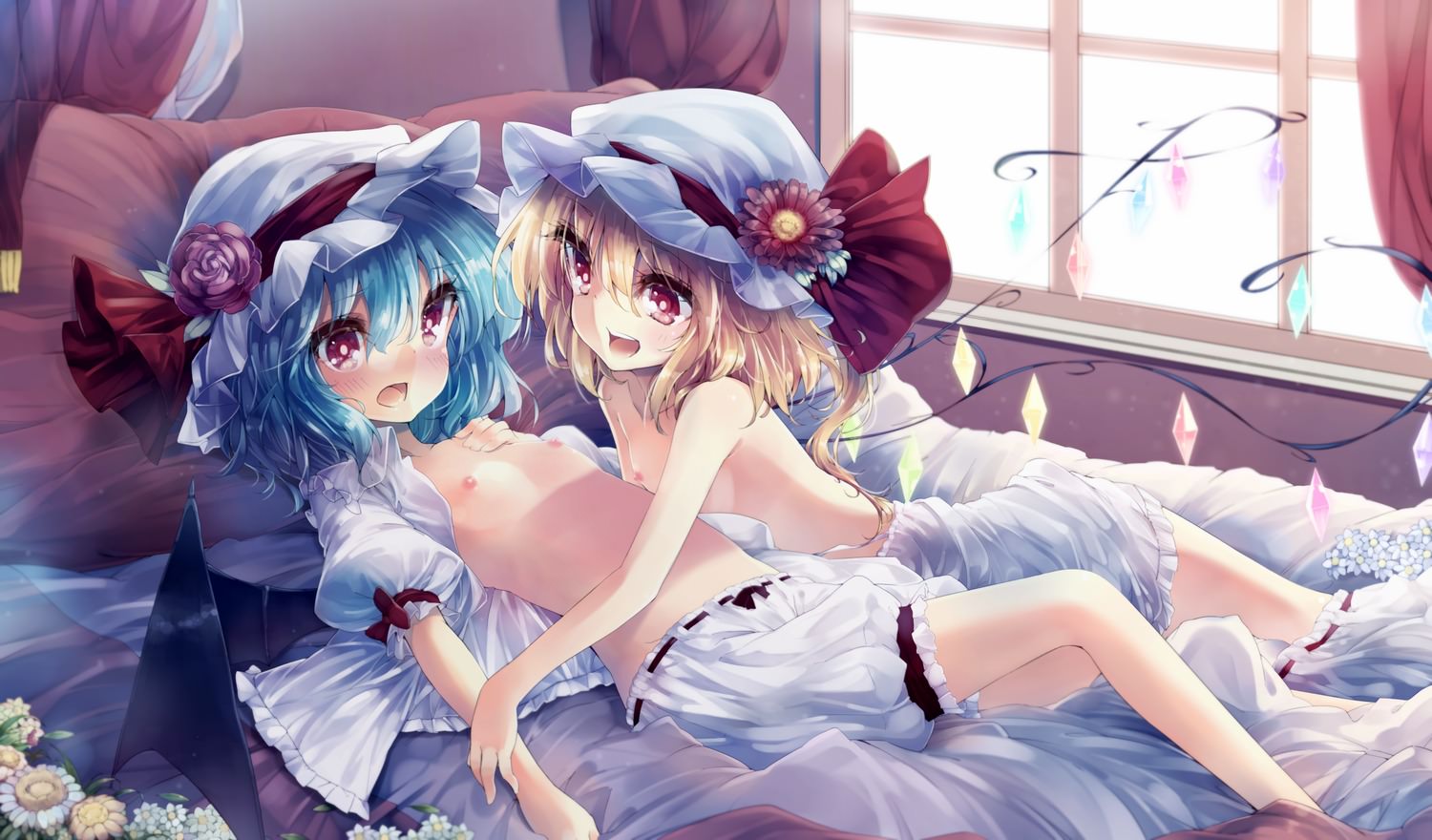二次ロリ少女たちの女の子同士でイチャイチャしてる同性愛レズエッチロリの二次エロ画像-47