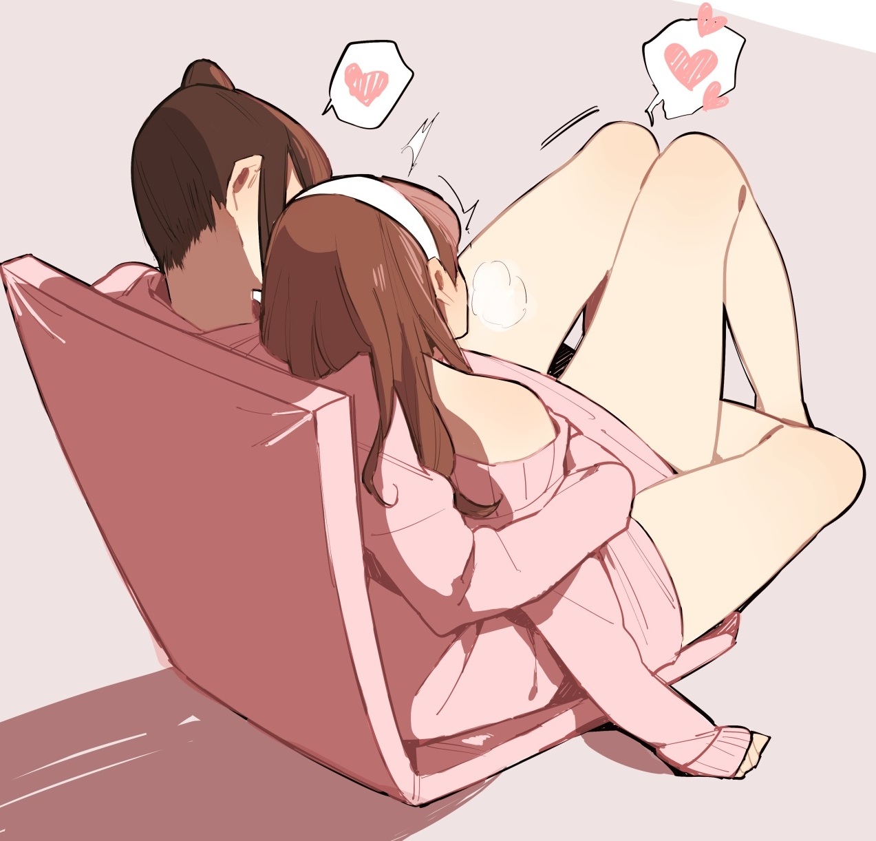 女の子同士で抱き合ってるの見るとレズっぽい背徳感っぽい感覚満載で非常に心躍る百合二次画像-55