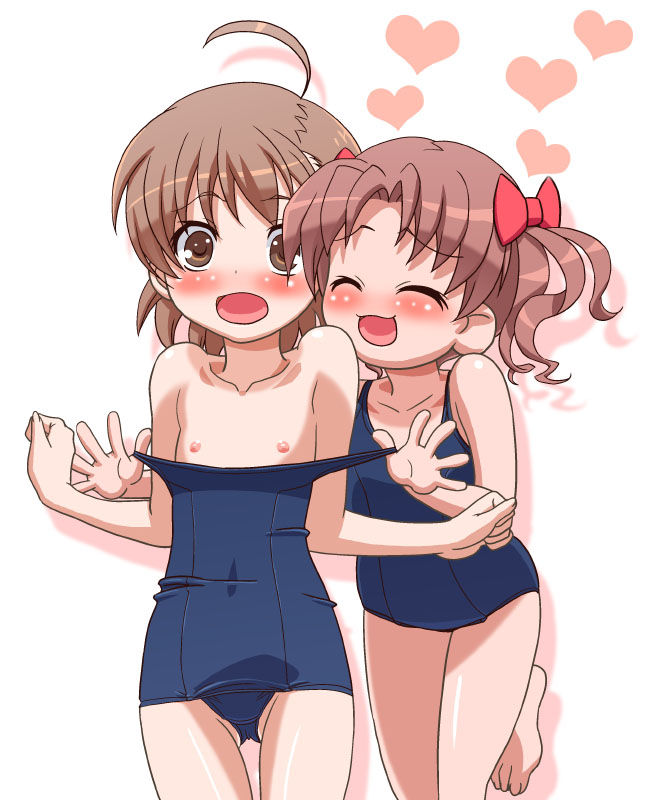 二次ロリ少女同士の女の子同士のレズエッチが至高に感じられるロリレズ二次エロ画像-9