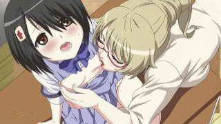 二次美少女たちが女の子同士で絡み合う姿が健康にいい百合レズ美少女二次エロ画像-41