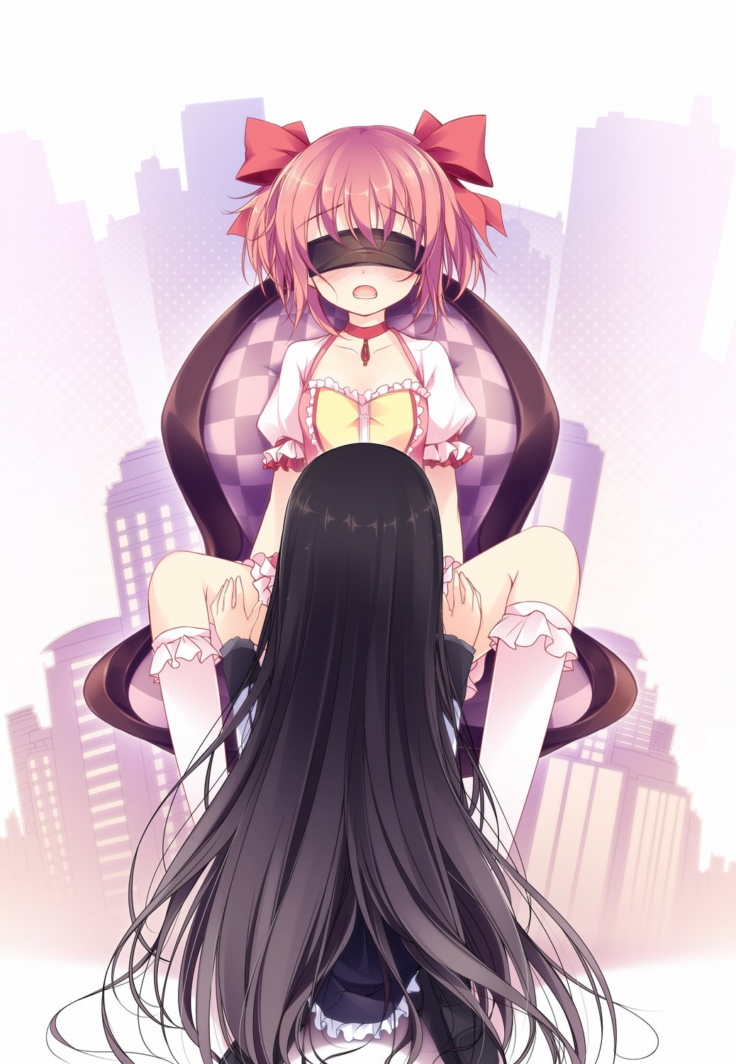 二次ロリ少女がきれいにしてるか確認で同性にロリマンコ舐められちゃうロリレズクンニ二次エロ画像-19