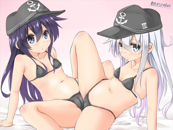 貧乳ロリ同士で絡み合っているレズ画像のエロさがどれだけ高いかを検証してみたいロリレズ二次エロ画像-8